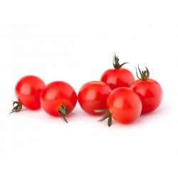 Tomate cerise allongé rouge